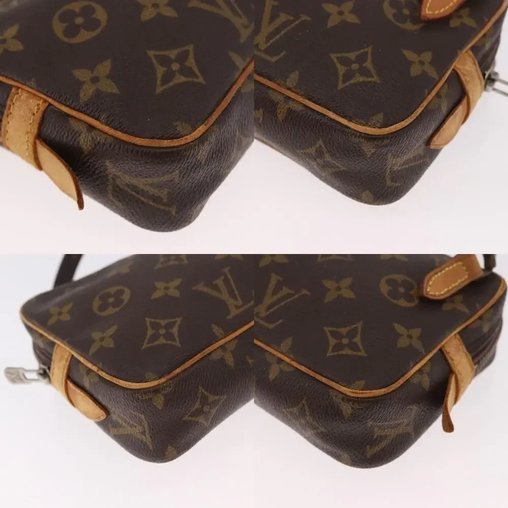 Louis Vuitton Monogram Marly Bandouliere Shoulder Bag Brown